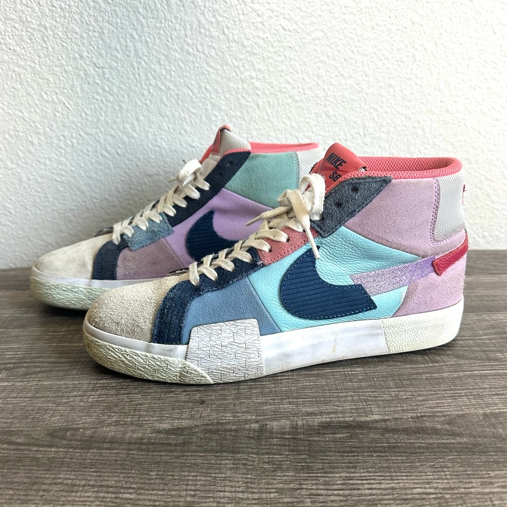 Nike SB Zoom Blazer Mid PRM "Mosaic" Sneakers Men’s Size 8 Women’s 9.5